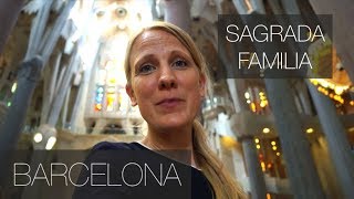 5 Facts About the Famous Sagrada Familia  Barcelona  Family Travel Vlog [upl. by Anasus]