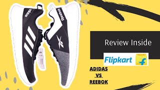 Adidas VS Reebok Sports shoes at Flipkart  Review  Min 40 discount  Below Rs 2000 [upl. by Gurolinick]