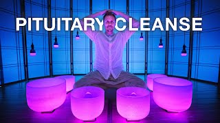 Pituitary Gland Sound Bath  Crystal Singing Bowls for Energy Cleansing [upl. by Arjun398]