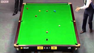 MARK SELBY vs STEPHEN LEE UK MASTERS SNOOKER 2012 FRAME6 Part2 [upl. by Ellsworth]