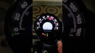 Royal Enfield Hunter 350 Speedometer  Wait for the slow motion [upl. by Rahmann413]