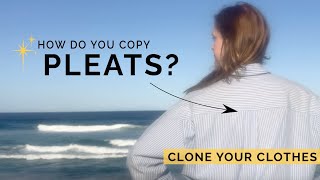 How To Knock Off Shirts with BOX PLEATS  Clone Your Clothes [upl. by Freeborn]