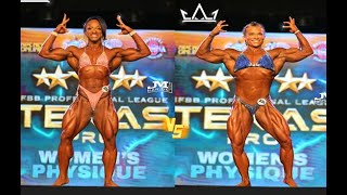 Womens Physique Zama Benta VS Alyssa Kiessling 2024 TEXAS PRO [upl. by Della912]