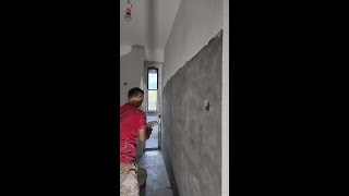 Painter Applying putty  Puttying for renovation putty 241111 [upl. by Maillw]