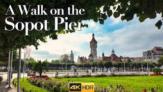 A Walk on the Sopot Pier – The Longest Wooden Pier in Europe Sopot Molo Monciak 4K HDR 60 FPS [upl. by Cleopatra]