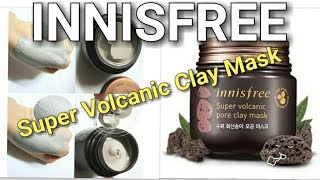 INNISFREE SUPER VOLCANIC PORE CLAY MASK REVIEW BAHASA Novie Marru [upl. by Dekeles]