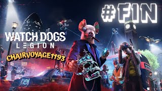 WATCH DOGS 3 LEGION Mode Histoire FIN 20 Diffusion PS4 en direct Chairvoyage1193 [upl. by Nenad881]