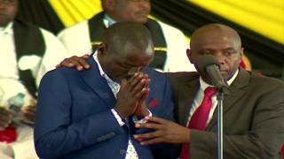 BROTHER DEMATHEW MBURU BREAKS DOWN AS HE PERFORMS SONG TRIBUTE TO LATE JOHN DE MATHEW [upl. by Noved]