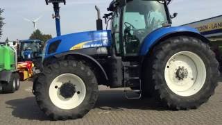 Traktor New Holland T7050 PC 2012 5090h gVA vKabine FH FZ DL K80 Rees Germany [upl. by Adnohsad]