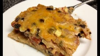 Delicious Mexican Lasagna Recipe Only 5 Weight Watcher Points Per Huge Filling Slice [upl. by Antonella]