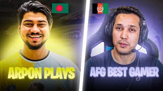 Taking Revenge on Afghanistan Toxic Streamer in PUBG Mobile 😱  Arpon Plays VS AFG Best Gamer [upl. by Orian823]