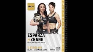 UFC CARLA ESPARZA VS ZHANG WEILI FULL FIGHT [upl. by Ennaerb517]