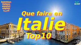 Top 10 Des Plus Belles Villes À Visiter En ITALIE  Voyage Vidéo [upl. by Aronoh]