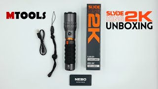 NEBO SLYDE KING 2K – 2000 Lumen Rechargeable Flashlight and 500 Lumen Work Light [upl. by Gilles]