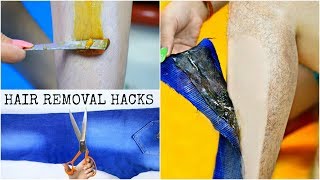 Instant HAIR REMOVAL Hacks  No Wax No Strips  DIY Homemade Sugar Wax  Anaysa [upl. by Joann]