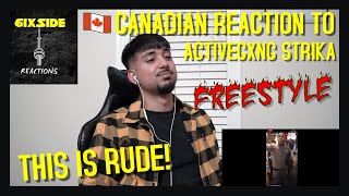 ActiveGxng Strika  Freestyle IG LIVE  CANADIAN REACTION [upl. by Nisior]