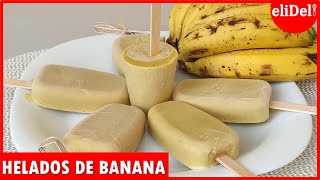 💥cómo hacer HELADOS DE BANANO🍌 CREMOSOS para NEGOCIO🤑 [upl. by Hugh115]