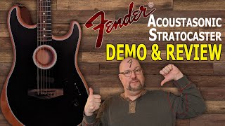 Fender Acoustasonic Strat Demo and Review [upl. by Innad]