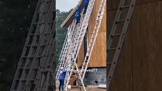 Daily Safety Fails🤯This is WHY Ladder Safety Training is So Important🤯  PLEASE Stay Safe [upl. by Byrann656]