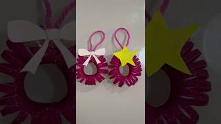 Christmas Craft Idea  Easy Making Christmas Ornaments christmas ornaments short [upl. by Yma]