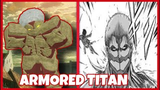 THE NEW ARMORED TITAN IN TITANAGE IS AMAZING  Titanage New Update  Roblox [upl. by Atnoek]