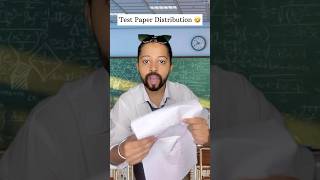 Exam Paper Distribution  SCHOOL Days 🤣 comedy funny youtubeshorts school viral [upl. by Anirehs]