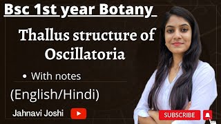 Oscillatoria thallus structure Notes Bsc 1st year Botany [upl. by Siol]