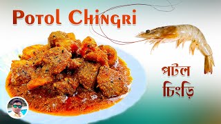 Potol Chingri  Authentic Bengali Potol Chingri Recipe TasteofMountain [upl. by Leummas]