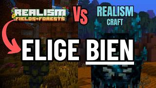 👉REALISM Craft VS REALISM Fields  Forest  ¿Cuál es mejor [upl. by Leiand990]