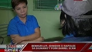 SONA Benhur Luy idinidiin si Napoles sa diumanoy pork barrel scam [upl. by Amie]