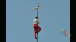 Jean Monti Extreme Height Sway Pole Show  Hollowell 2011 [upl. by Icnan]