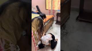 Prank went wrong😝 Papam aqsa trending comedy fit familyvloggers funny familyyoutubers love [upl. by Ananna]