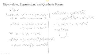 Eigenvalues Eigenvectors and Quadratic Forms [upl. by Lledo]