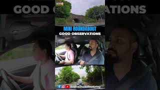 Mini Roundabout good observations driving drivinginstructor drivingschool [upl. by Anatola543]