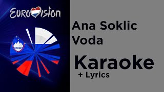 Ana Soklic  Voda Karaoke Slovenia Eurovision 2020 [upl. by Cooke]