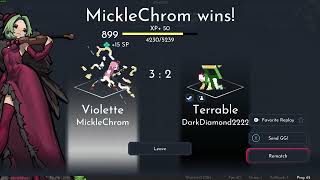 TOP LEVEL DUELISTS OF EDEN GAMEPLAY  MICKLE VIOLETTE  CHIRETTA VS WINDFALL TERRABLE TWO FT15S [upl. by Annez]