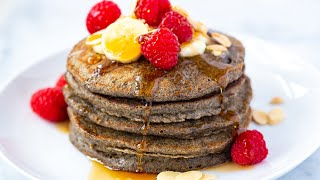 Easy Fluffy Buckwheat Pancakes Recipe [upl. by Euginom]