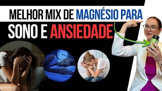 MIX DE MAGNÉSIO para insônia e ansiedade  COMO USAR [upl. by Beesley]