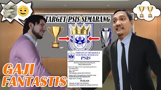 SAYA MENDAPATKAN TAWARAN GAJI FANTASTIS UNTUK MELATIH KLUB PSIS SEMARANG [upl. by Jaworski135]