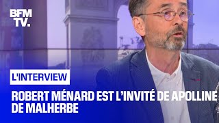 Robert Ménard face à Apolline de Malherbe en direct [upl. by Fortin988]