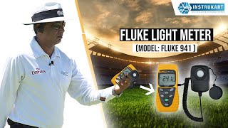 Fluke 941 Light MeterLux Meter  Range 20 to 20000fc  Lux Meter used for Cleanroom Farmers HVAC [upl. by Aremahs335]