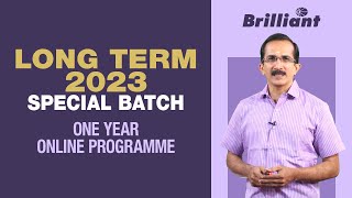 Long Term 2023  Special Batch  One Year Online Programme  Brilliant Study Centre Pala [upl. by Nathanoj295]