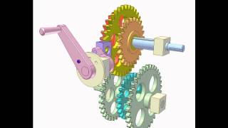 Shifting gear mechanism 1b [upl. by Deaner]