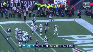 Rex Burkhead Touchdown  Patriots vs Chargers [upl. by Seto]