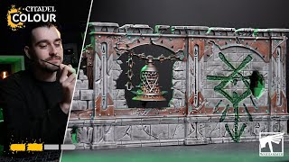 How to Paint Skaventide Terrain  Intermediate  Warhammer Age of Sigmar [upl. by Kokoruda]