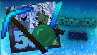 Pada iOS 50K MCBE PvP Texture Pack 120  FPS BOOST Best Mcpe PVP Pack ever [upl. by Nived]