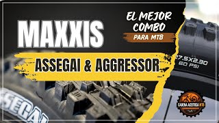 🔥 ¿El Mejor combo DH  Cubierta Maxxis AGGRESSOR amp ASSEGAI [upl. by Purpura556]