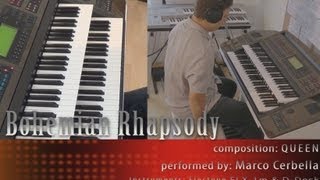 Bohemian Rhapsody  perf by Marco Cerbella  Queen Electone ELX1m DDeck [upl. by Imoyaba]