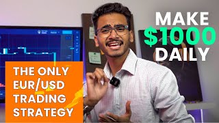 The ONLY Eurusd Trading Strategy You NEED to Make 1000 DAILY Expet Option Trading Tutorial [upl. by Ulyram121]