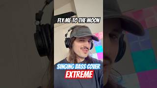 Fly me to the moon  singing bass cover franksinatra singing [upl. by Ahsimik]